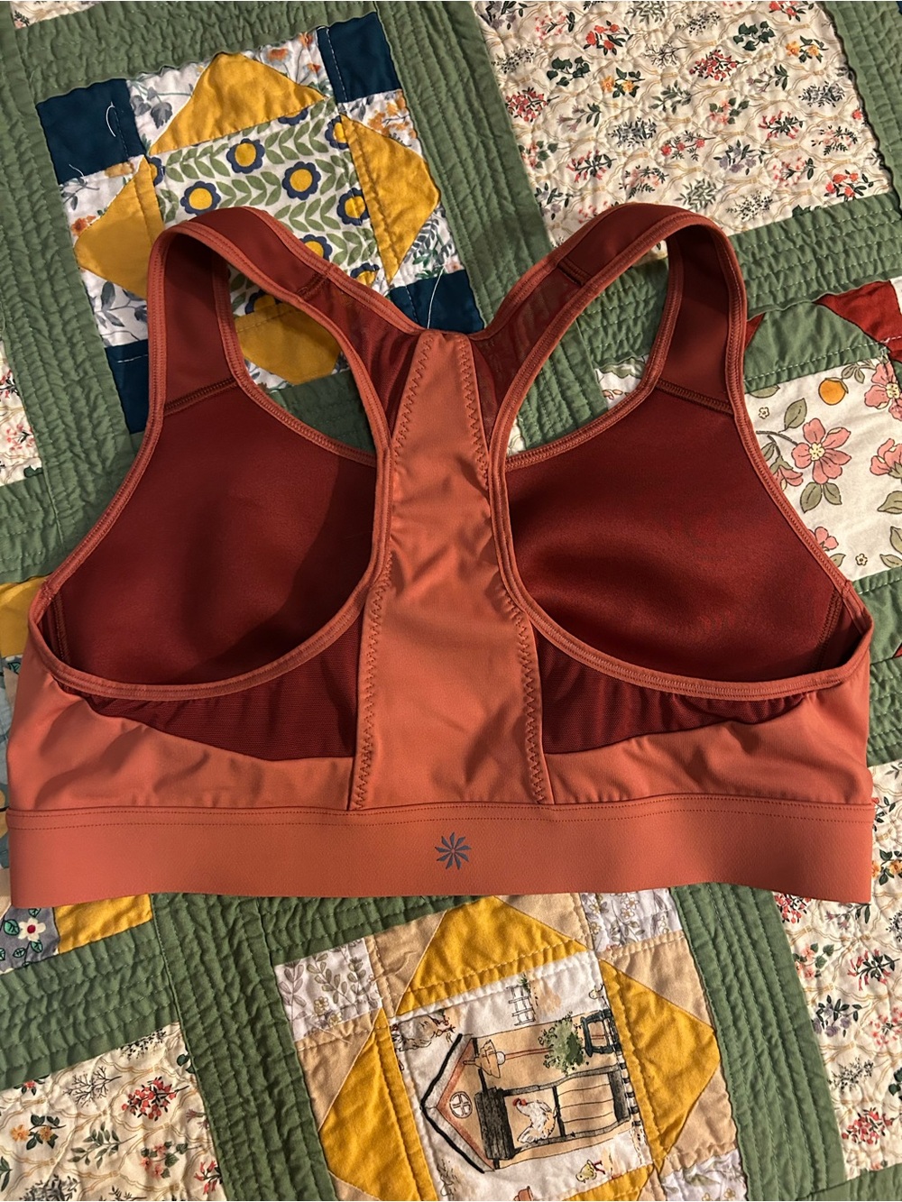 Athleta Rust Racerback High-Support Sports Bra - Picture 4 of 5
